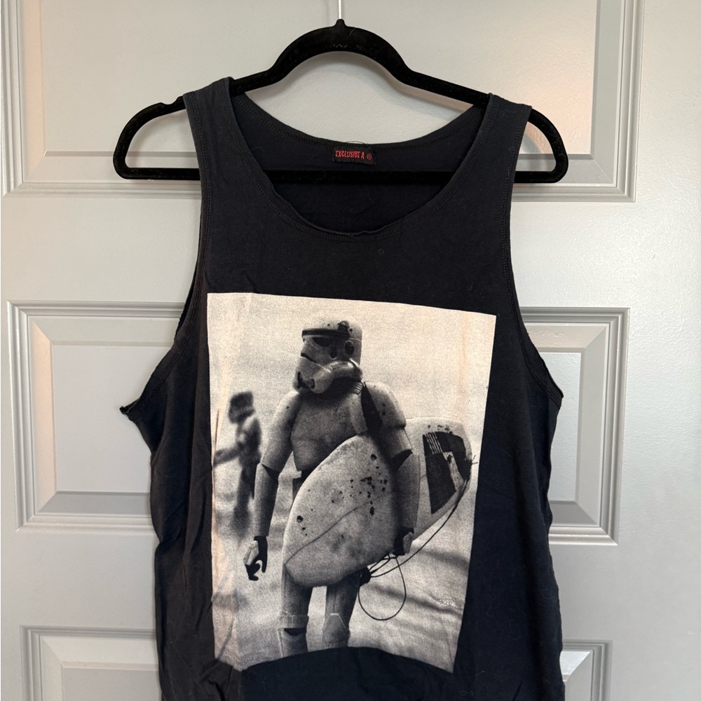 Surfing Stormtrooper Tank Top